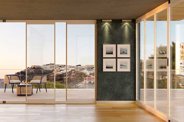 bioclimatiche vetrate panoramiche